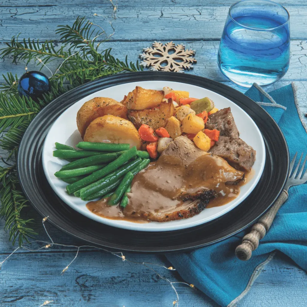 [MCPO006] Roast pork dinner