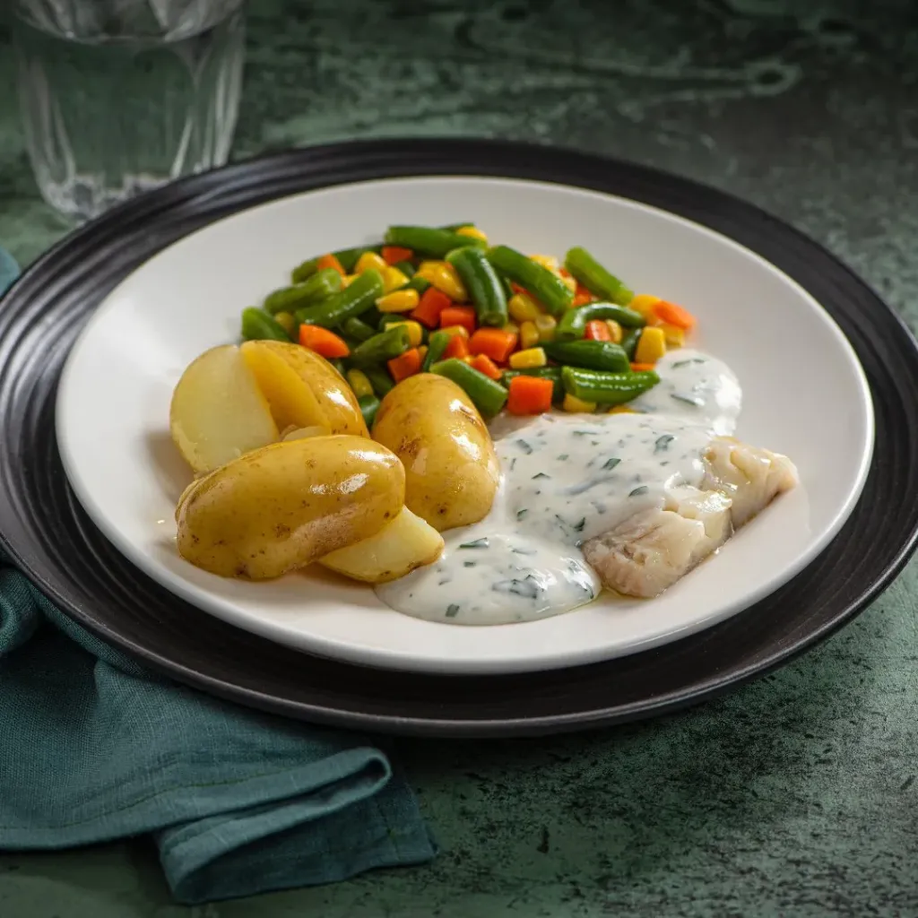 [MCFI005] Fish in parsley sauce