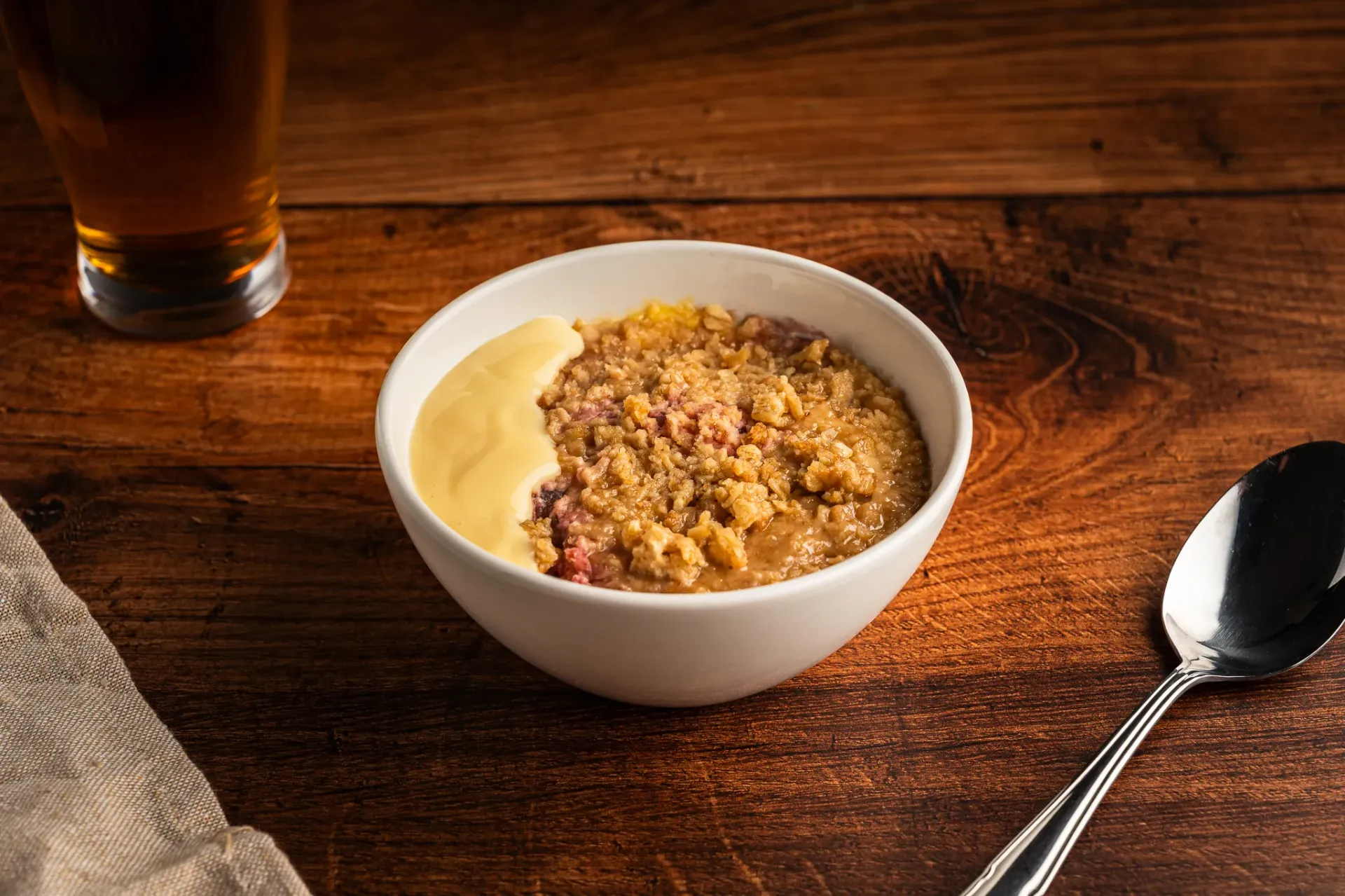 [DESS010] Apple & blackberry crumble
