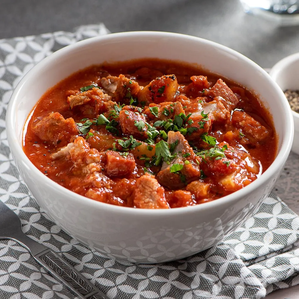 [MCPO004] Pork & chorizo stew