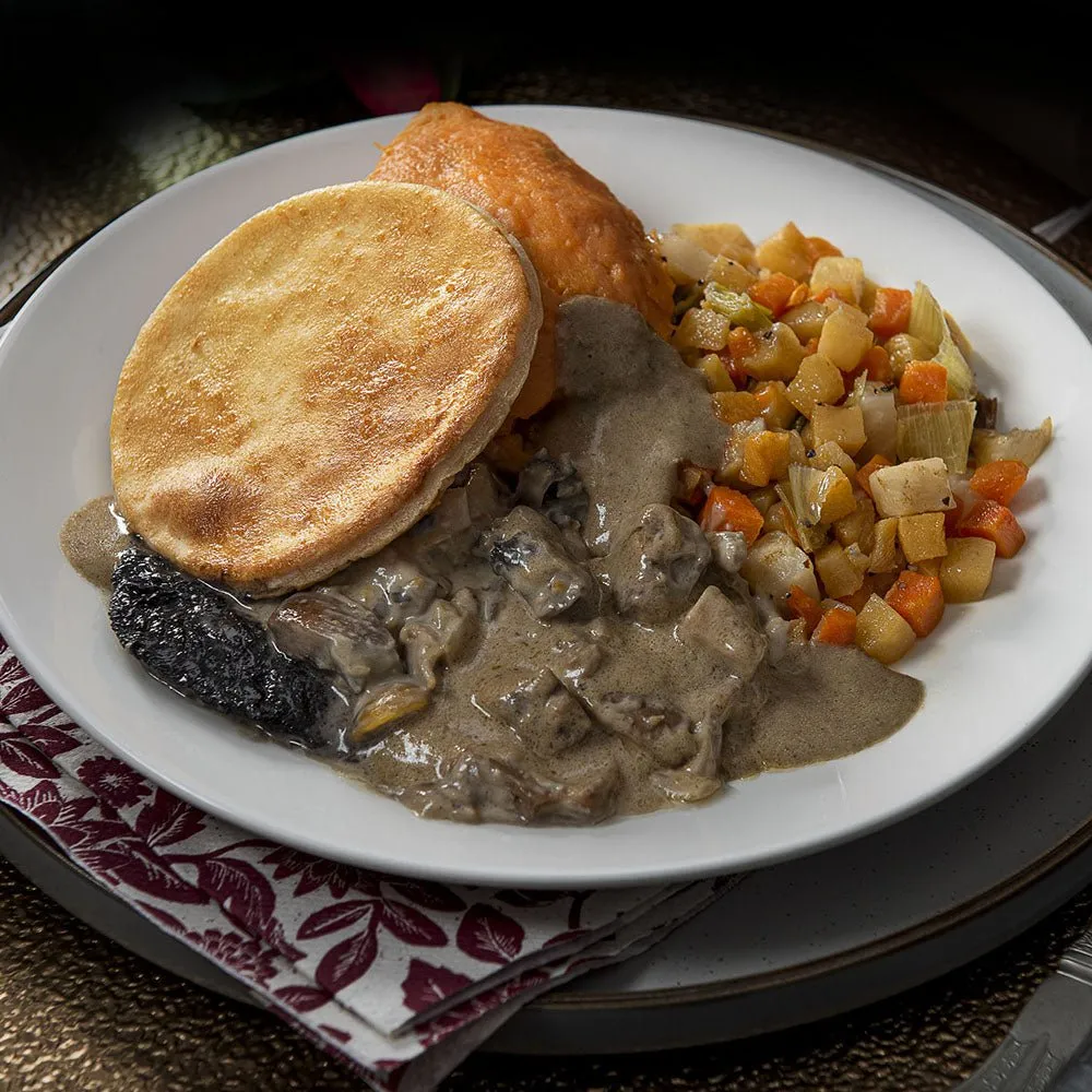 [MCV007] Wild mushroom & blue cheese pie