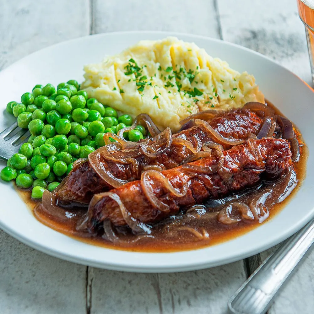 [MCPO001] Sausages & mash
